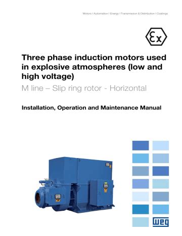 Installation and Maintenance of a Slip Ring Motor for Explosive Atmospheres